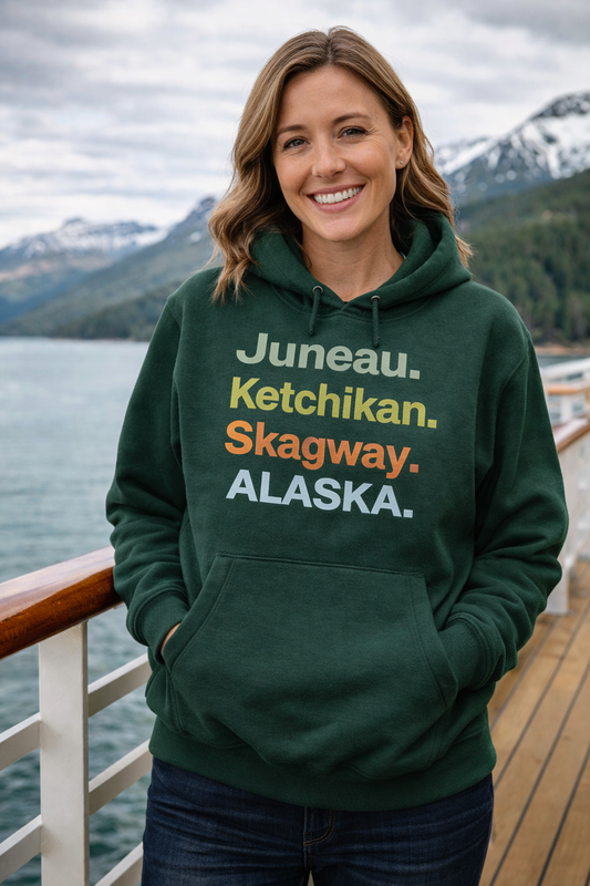 Alaska Cruise Inside Passage Hoodie